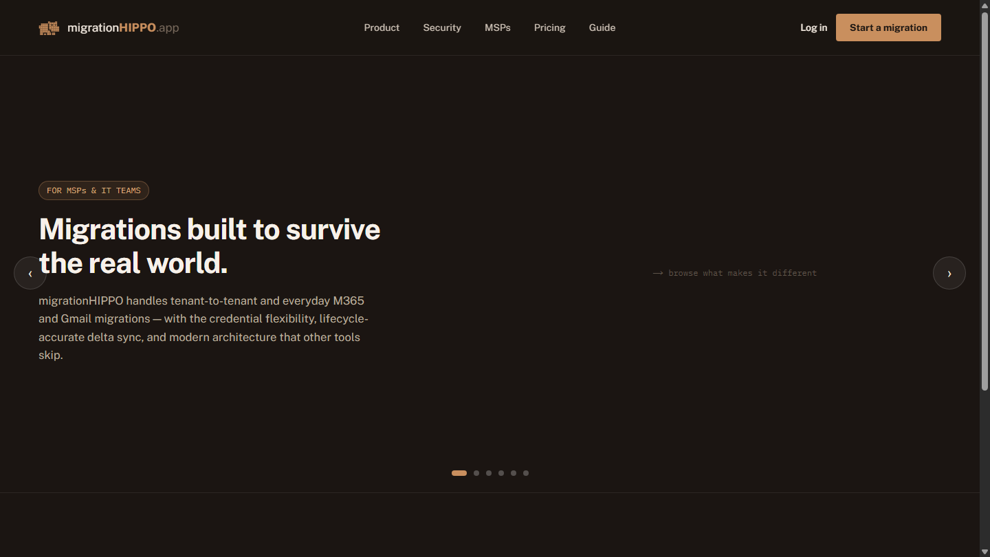 migrationHIPPO homepage